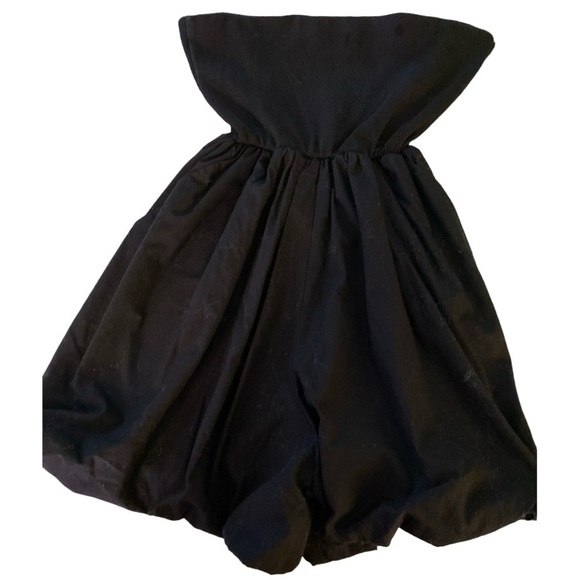 STORETS romper, black, size S - M. Full, short romper with Strapless tube top - Picture 2 of 6